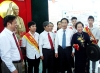 Phó Chủ tịch nước Nguyễn Thị Doan và lãnh đạo tỉnh dự khai giảng năm học mới, trao học bổng chương trình "Cùng em tới trường"