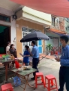 Đoàn TN phường Phương Lâm thành lập đội hình tình nguyện tuyên truyền vận động nhân dân thực hiện cách ly xã hội.