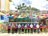 Đoàn TNCS Hồ Chí Minh thành phố Hòa Bình hỗ trợ ý tưởng sáng tạo và khánh thành công trình thanh niên “Khu vui chơi vận động tái chế xanh” tại chi đoàn trường Tiểu học sông Đà, phường Tân Thịnh, thành phố Hòa Bình.
