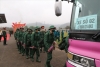 Thanh niên thành phố Hòa Bình hăng hái lên đường thực hiện nghĩa vụ bảo vệ Tổ quốc