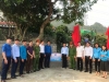Lễ bàn giao công trình thanh niên Sân Văn hoá – Thể thao thôn Đồng Giang và ngôi nhà Khăn quàng đỏ cho học sinh nghèo vượt khó xã Mông Hoá.